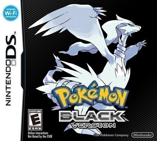 Pokemon - Black Version (Europe) Game Cover